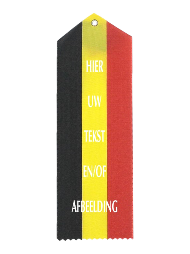 Groot Erelintje - Grote Vaantjes van Moiré in 12 Kleuren - 25 x 8 cm - H101