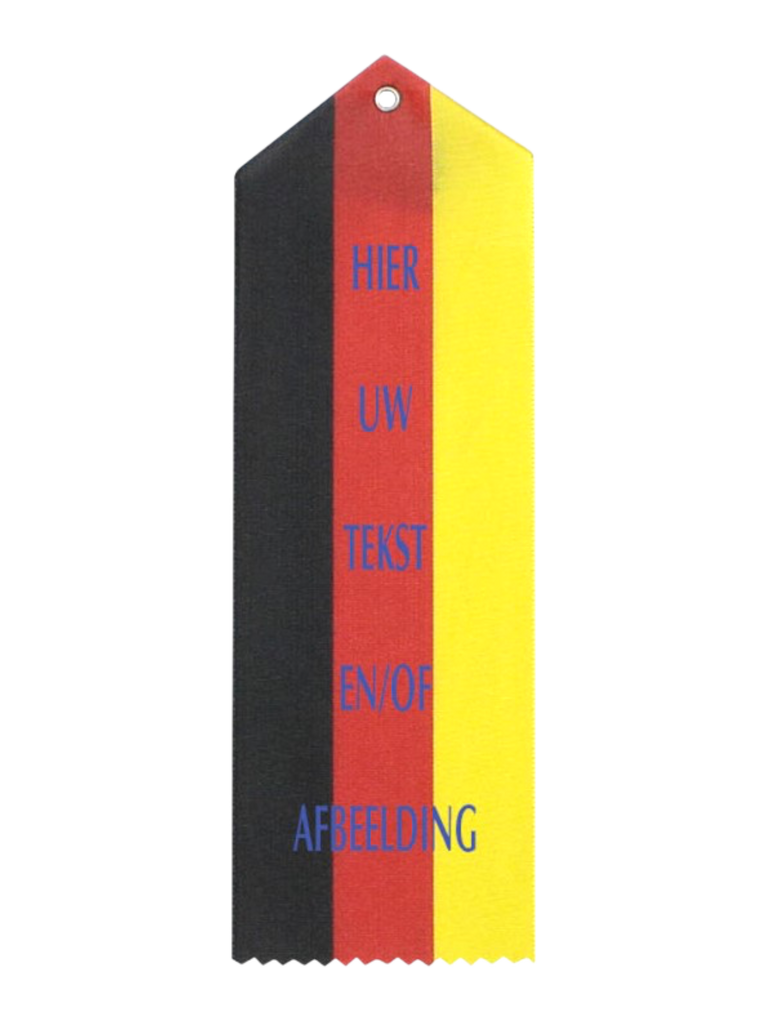 Groot Erelintje - Grote Vaantjes van Moiré in 12 Kleuren - 25 x 8 cm - H101