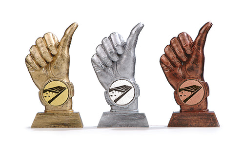 Grote Duimtrofee - AK5400 - Goud, Zilver en Brons
