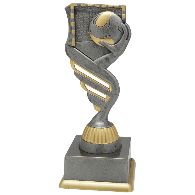 Handbaltrofee - SS1736 - Antiek Zilver / Goud