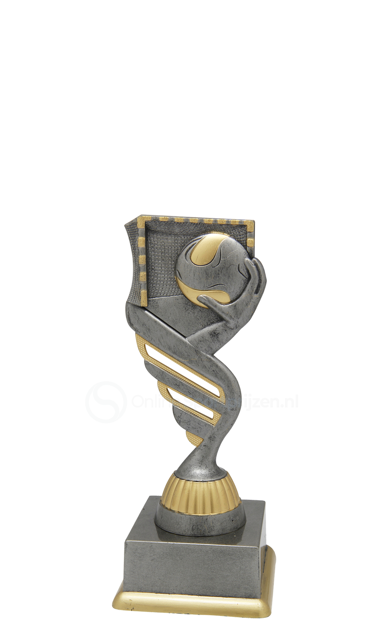 Handbaltrofee - SS1736 - Antiek Zilver / Goud