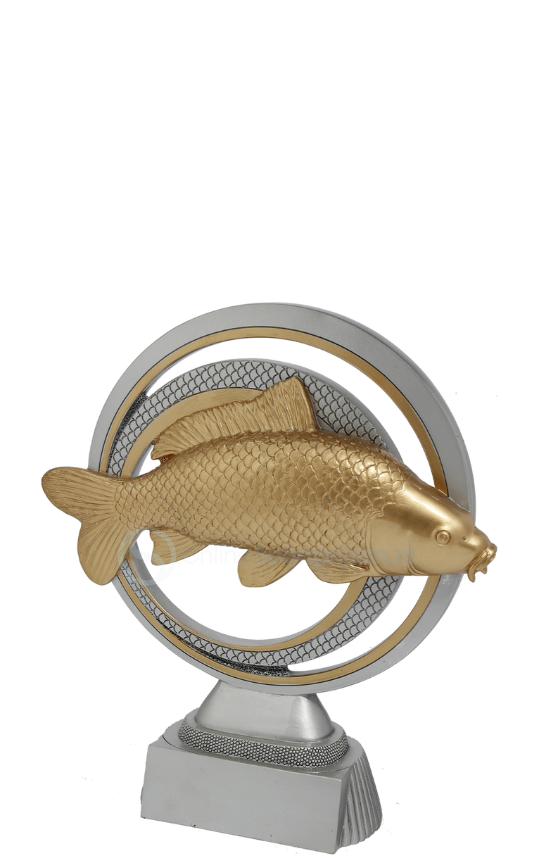 Hengelsport Prijs - RE.083 - Antiek Zilver / Goud