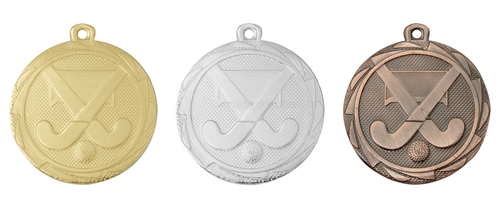 Hockey Medaille - 45 mm - BS.ME112 - Goud, Zilver en Brons