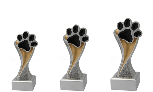 Hondensport Prijs - FG4181-FG4183 - Zilver met Kleuraccent