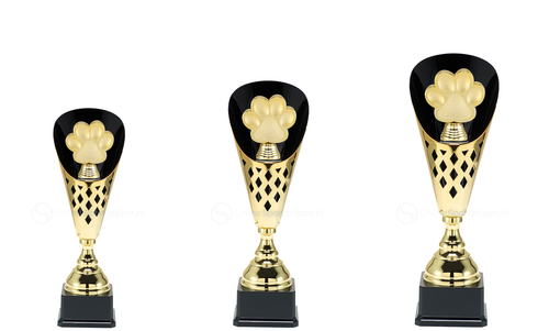 Hondensportbokaal - ST.140 - Goud / Zwart