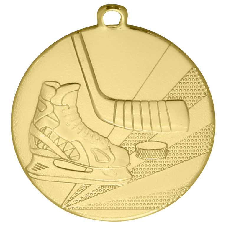 IJshockey Medaille - 50 mm - D112L - Goud, Zilver en Brons