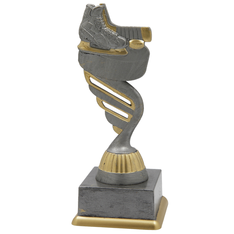 IJshockeytrofee - SS1751 - Antiek Zilver / Goud
