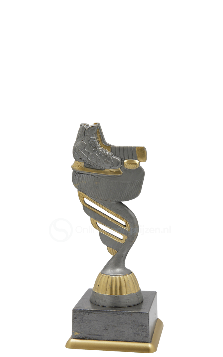 IJshockeytrofee - SS1751 - Antiek Zilver / Goud