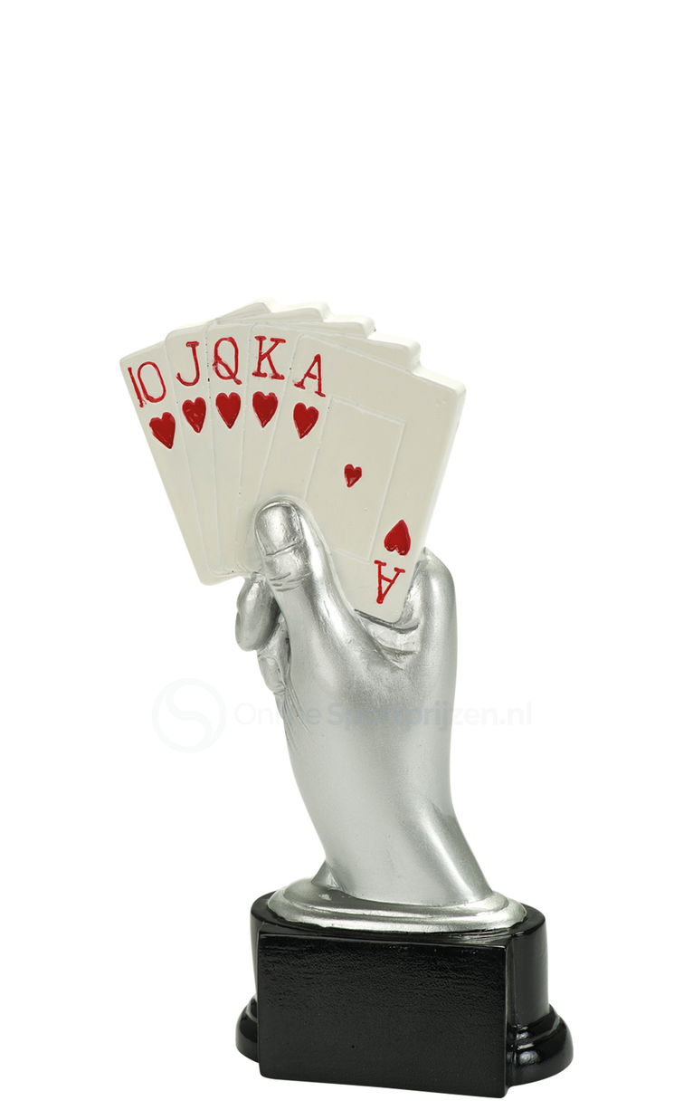 Kaartspelen Prijs - RE.100 - Antiek Zilver met Kleuraccent