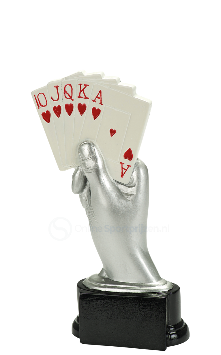 Kaartspelen Prijs - RE.100 - Antiek Zilver met Kleuraccent