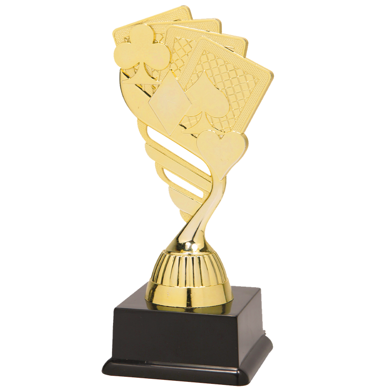 Kaartspeltrofee - SS1806 - Goud