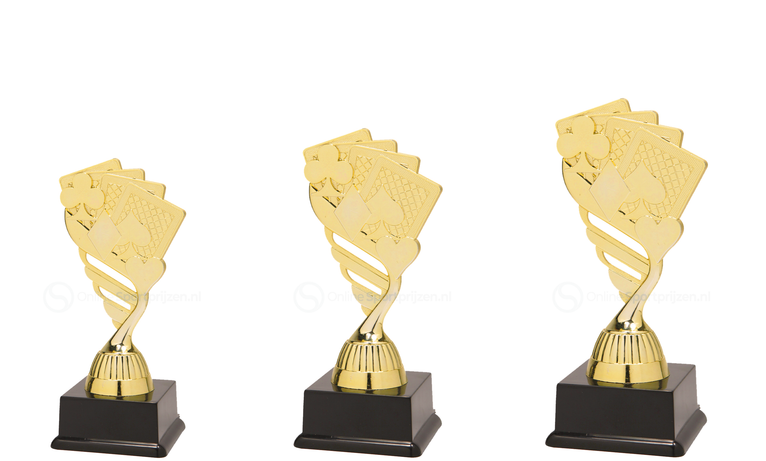 Kaartspeltrofee - SS1806 - Goud