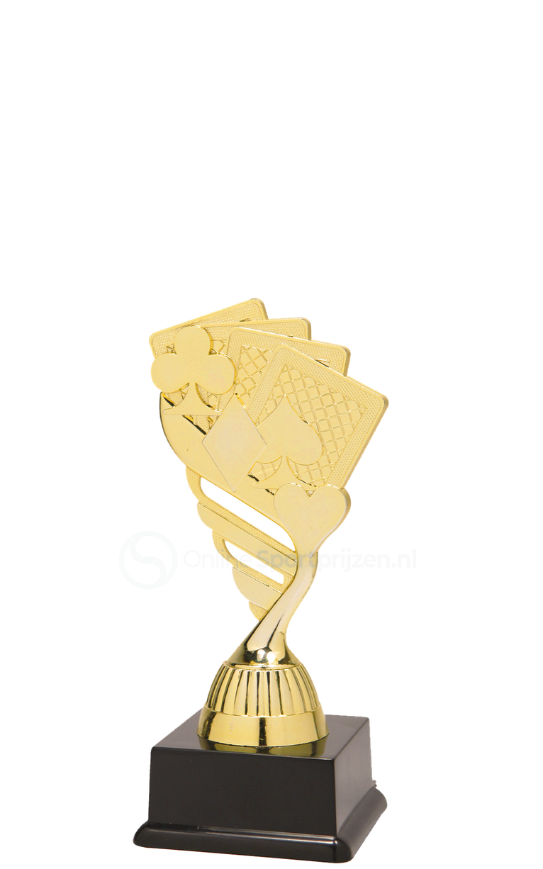 Kaartspeltrofee - SS1806 - Goud