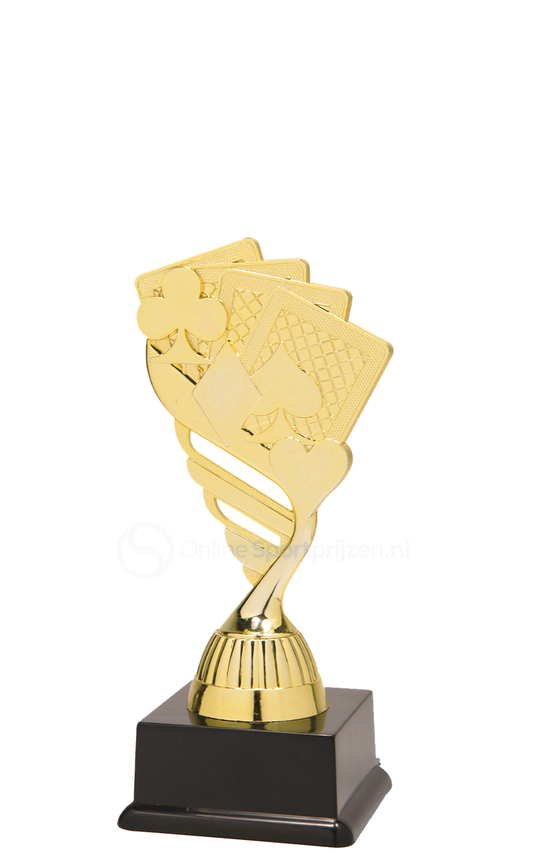 Kaartspeltrofee - SS1806 - Goud