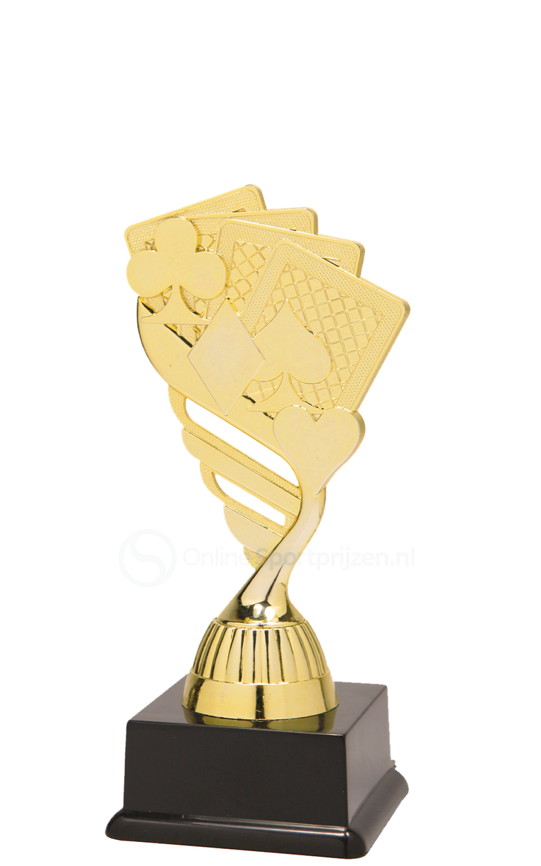 Kaartspeltrofee - SS1806 - Goud