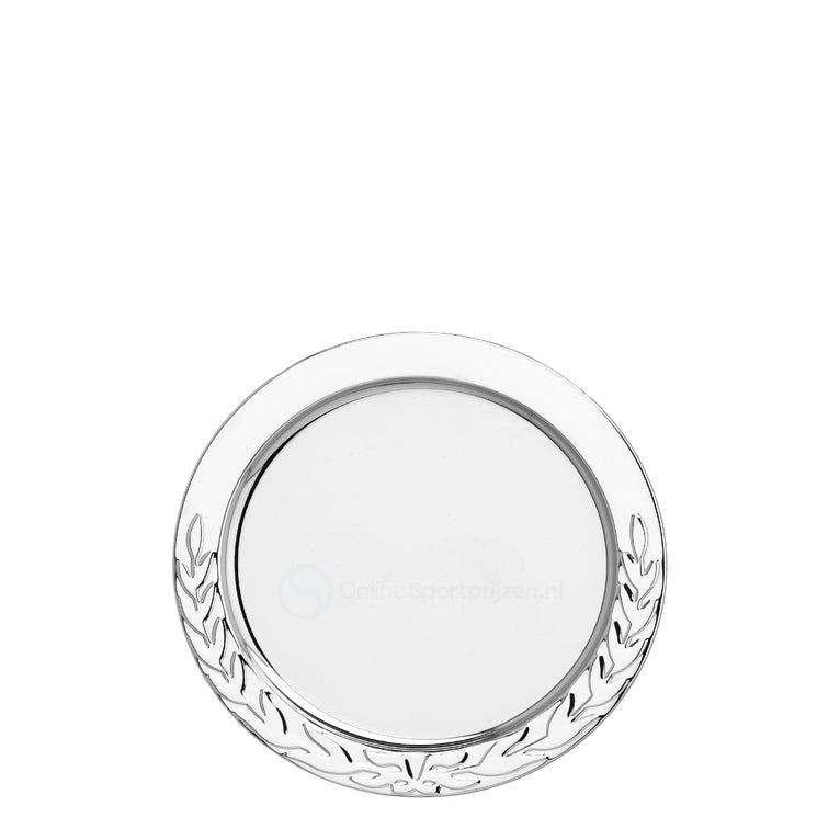 Kampioensschaal met Krans - 10-25 cm - D201-D205 - Zilver