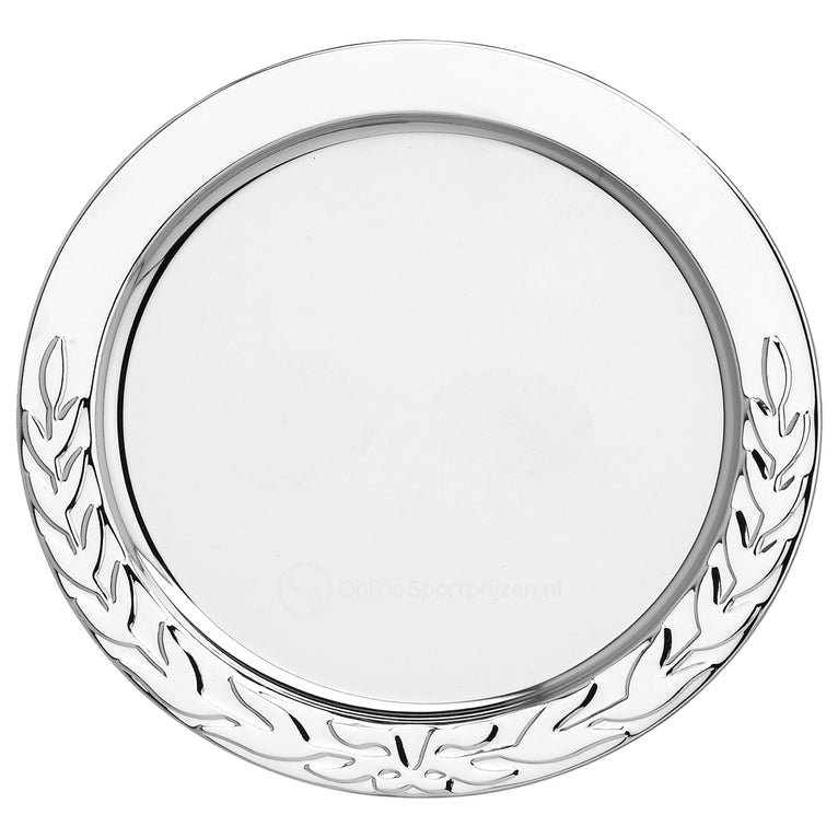 Kampioensschaal met Krans - 10-25 cm - D201-D205 - Zilver