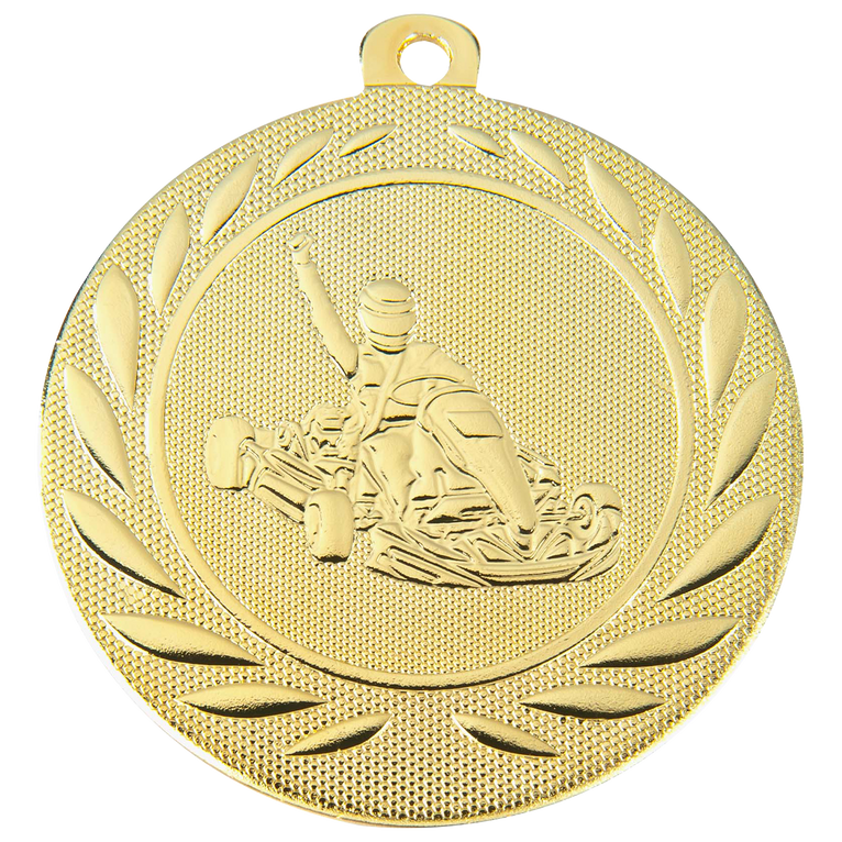 Karting Medaille - 50 mm - DI5000.J - Goud, Zilver en Brons