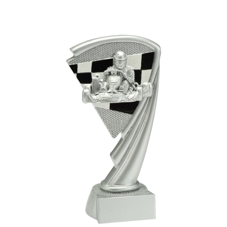 Karting Prijs - RE.062 - Antiek Zilver met Kleuraccent
