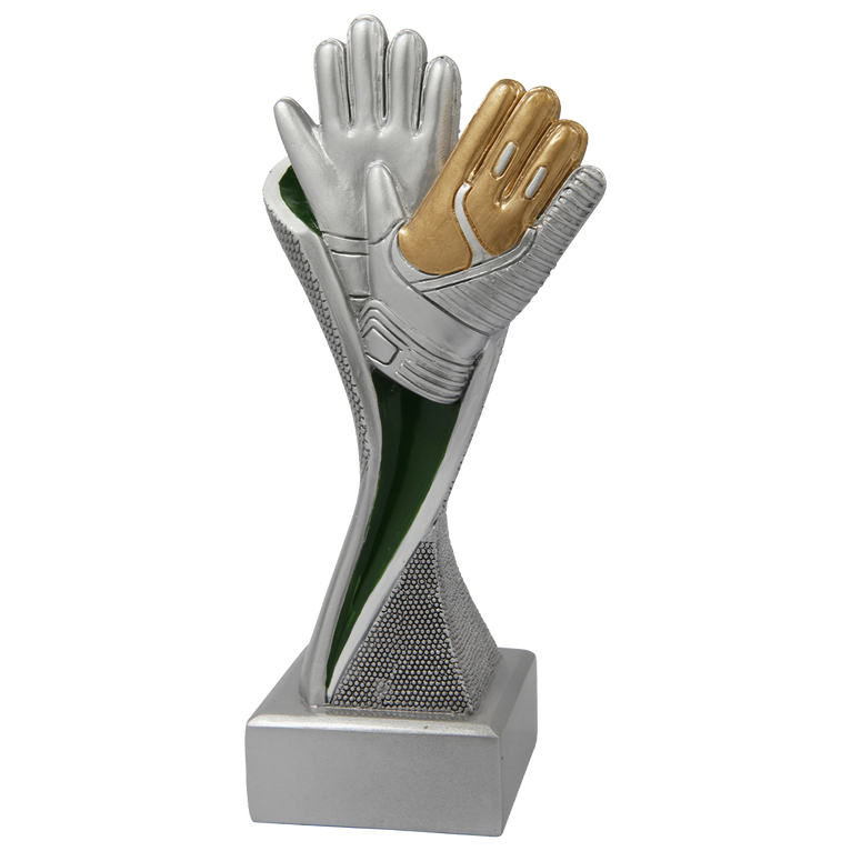Keeper Trofee FG4025 - Zilver met Kleuraccent