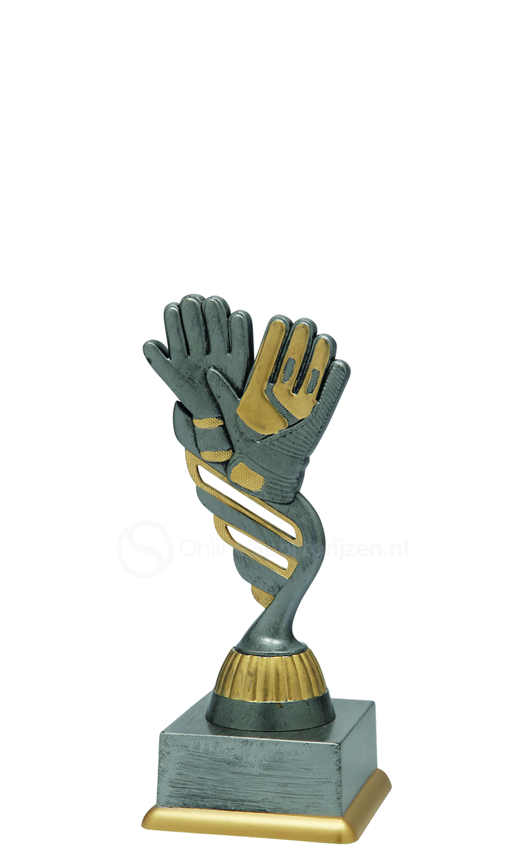 Keepertrofee - SS1819 - Antiek Zilver / Goud