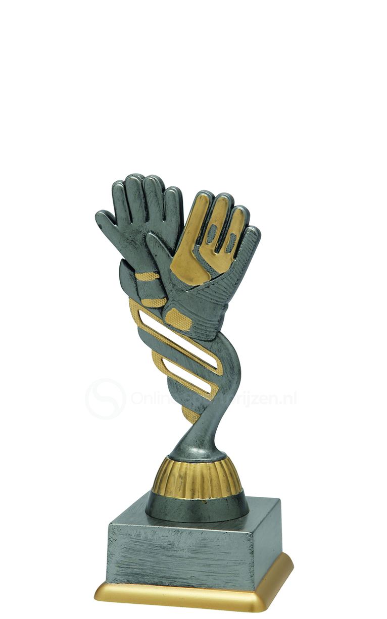 Keepertrofee - SS1819 - Antiek Zilver / Goud