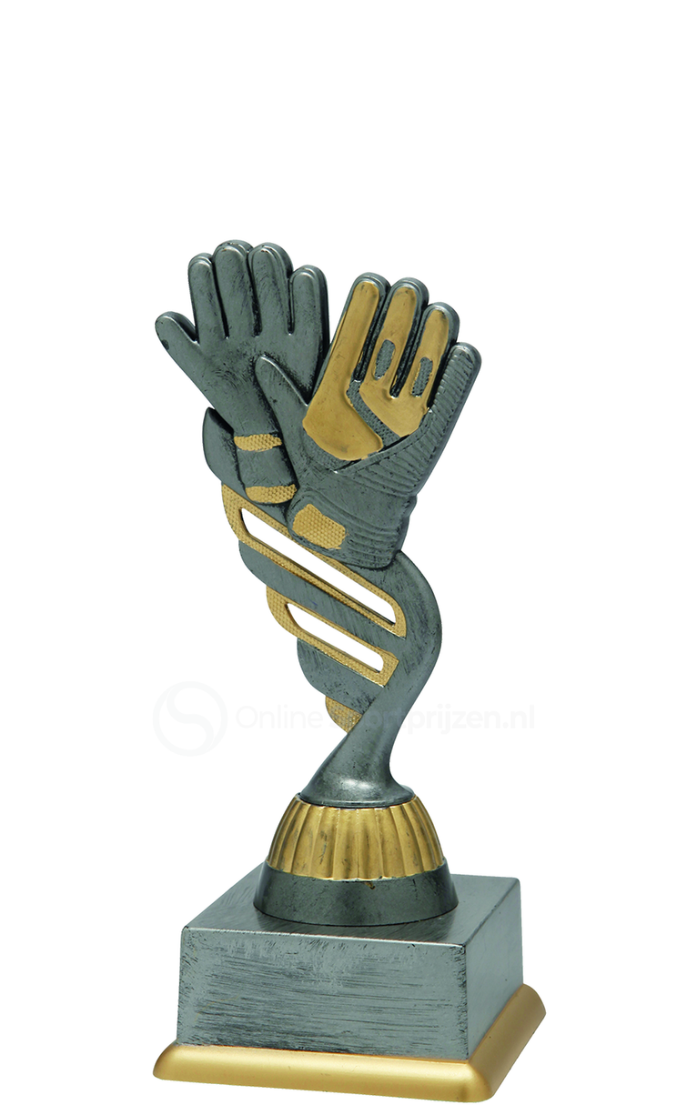 Keepertrofee - SS1819 - Antiek Zilver / Goud