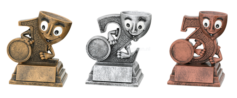 Kids Prijs - FG731-FG733 - Antiek Goud, Zilver en Brons