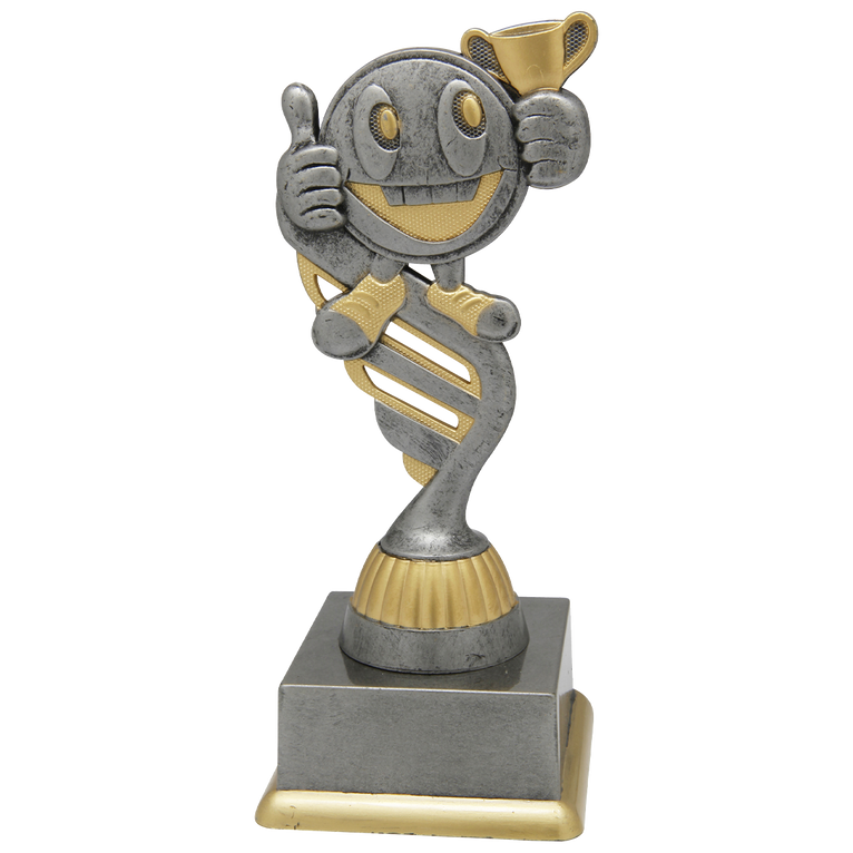 Kindertrofee - SS1727 - Antiek Zilver / Goud