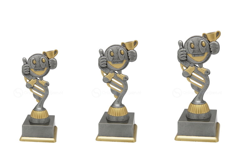 Kindertrofee - SS1727 - Antiek Zilver / Goud
