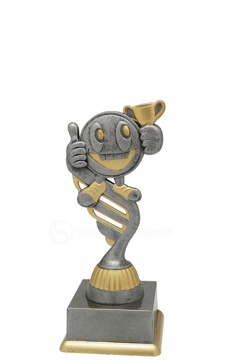 Kindertrofee - SS1727 - Antiek Zilver / Goud
