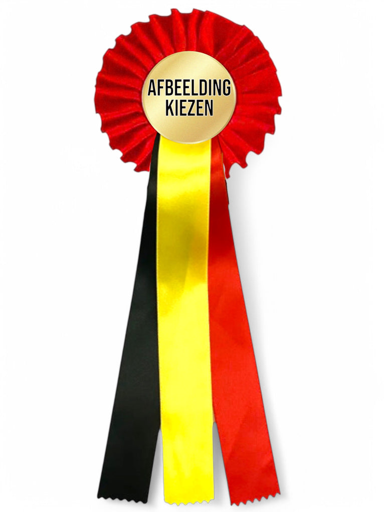 Kleine Belgische Kampioensrozet Paardensport - Dierententoonstelling Rozet - R12BE