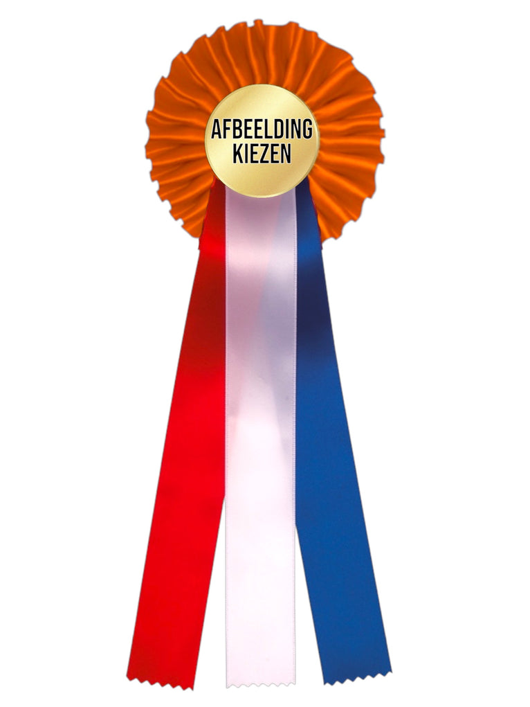 Kleine Nederlandse Kampioensrozet Paardensport - Dierententoonstelling Rozet - R12NL