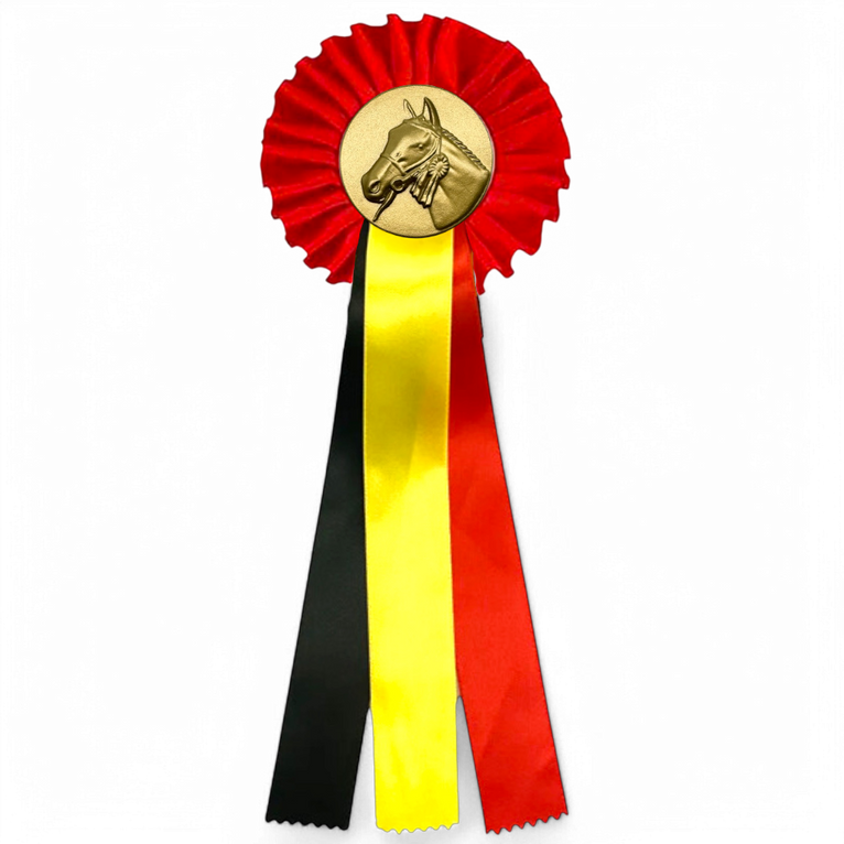 Kleine Belgische Kampioensrozet Paardensport - Dierententoonstelling Rozet - R12BE