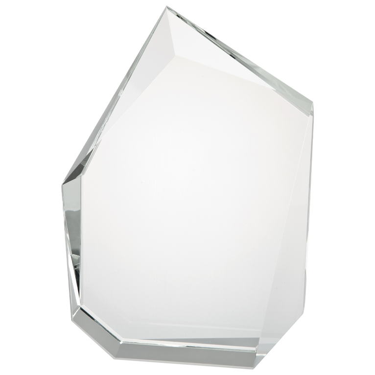 Kristal Glazen Award in Geschenkdoos Geschikt voor Gravure en Full Colour Print - W671-W673