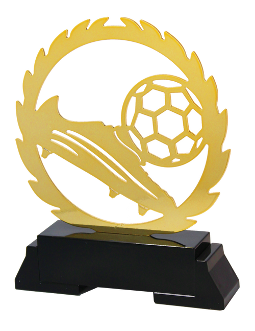 Metalen Voetbal Prijs - L246 - Goud