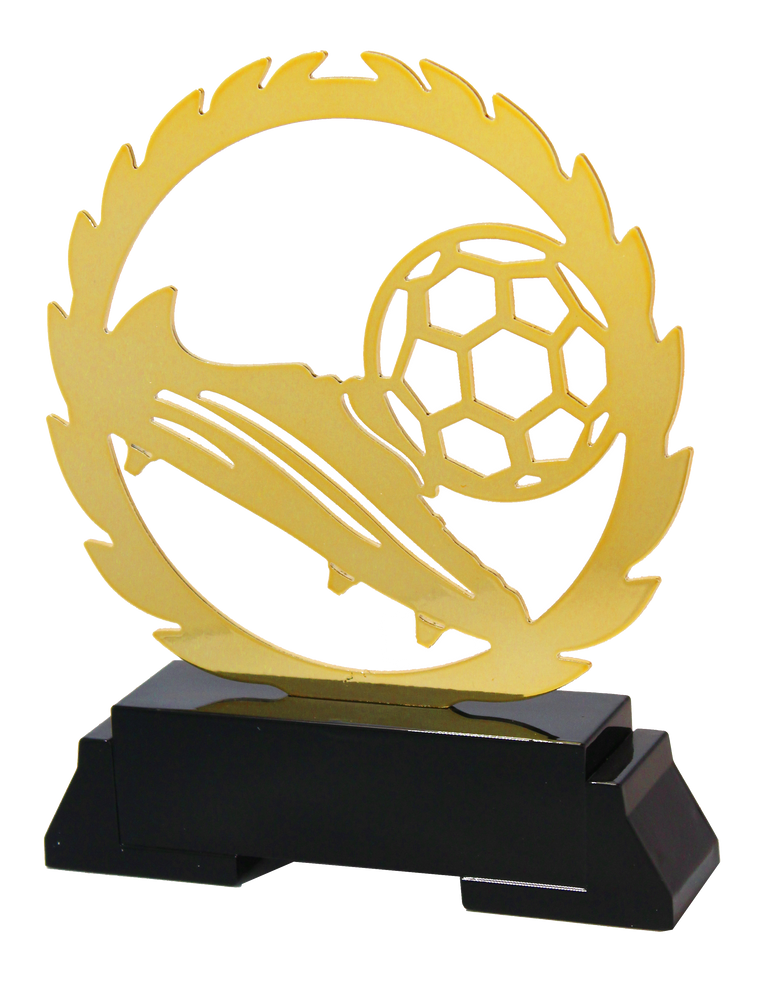 Metalen Voetbal Prijs - L246 - Goud