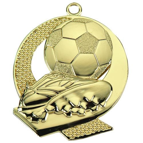 Luxe Voetbalmedaille - 50 mm - ME.053 - Goud, Zilver en Brons