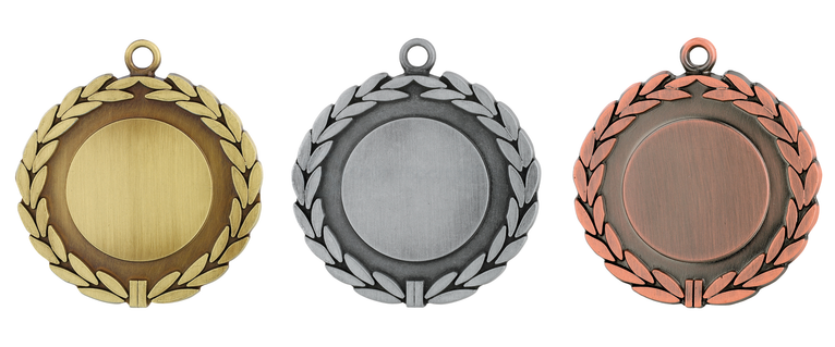 Luxe 'Antique' Medaille Arnhem - 43mm - D7A - Goud, Zilver en Brons