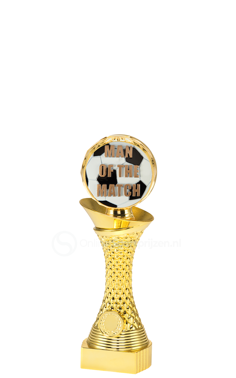 Man of the Match Trofee - Voetbal - ST.064 - Goud