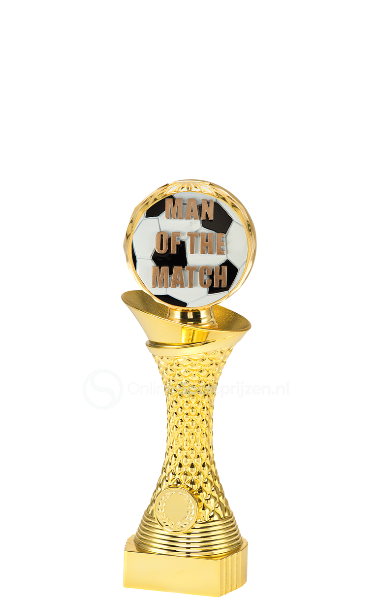 Man of the Match Trofee - Voetbal - ST.064 - Goud