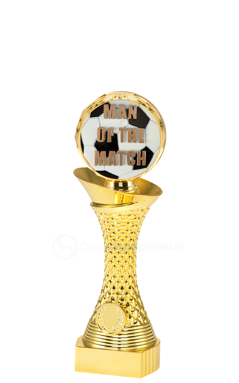 Man of the Match Trofee - Voetbal - ST.064 - Goud