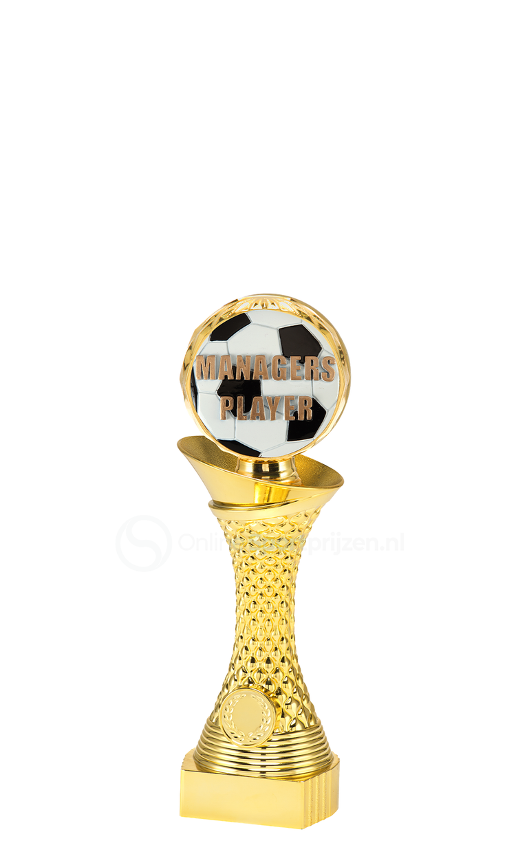 Managers Player Trofee - Voetbal - ST.067 - Goud