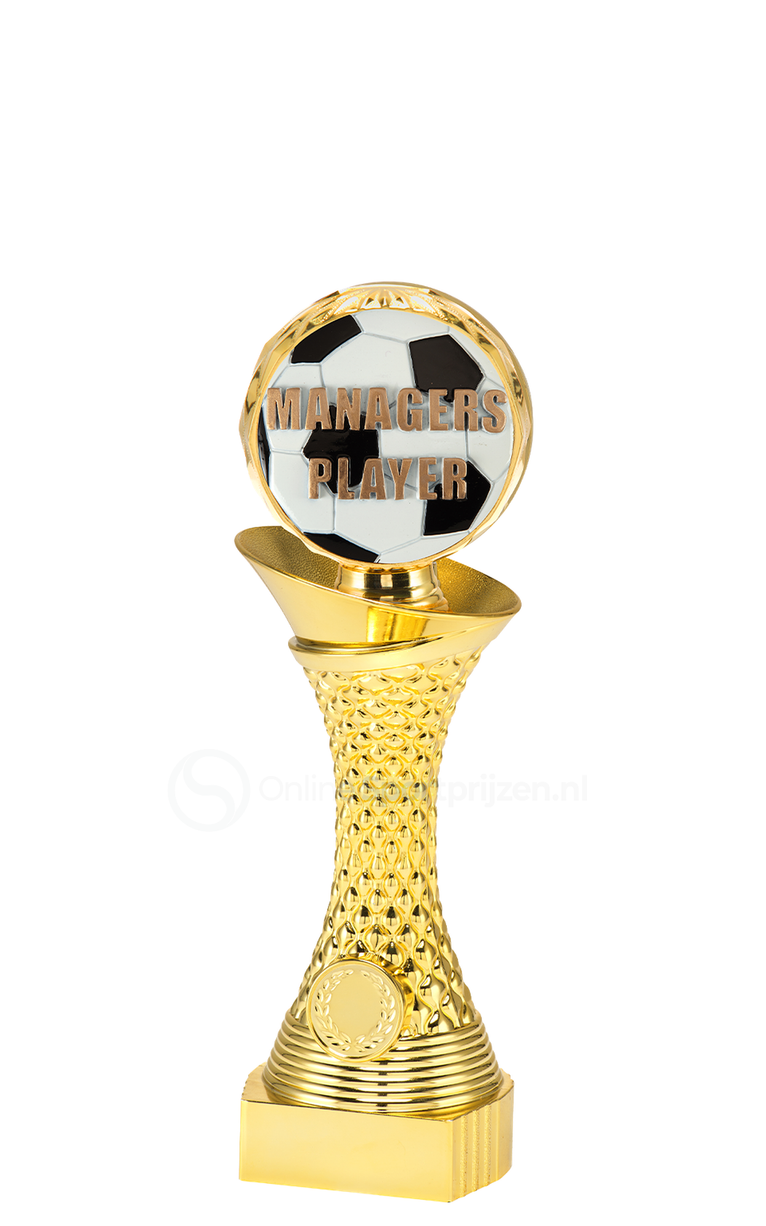 Managers Player Trofee - Voetbal - ST.067 - Goud