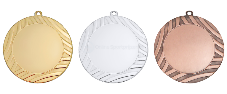 Medaille Heerenveen - 70 mm - BS.MI7001 - Goud, Zilver en Brons