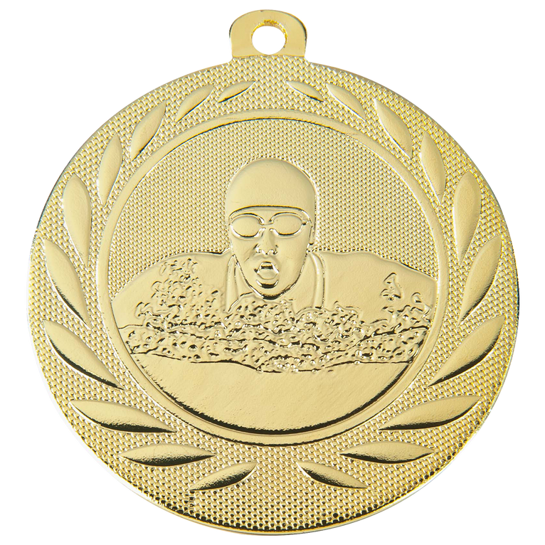 Medaille Zwemmen - 50 mm - DI5000.H - Goud, Zilver en Brons