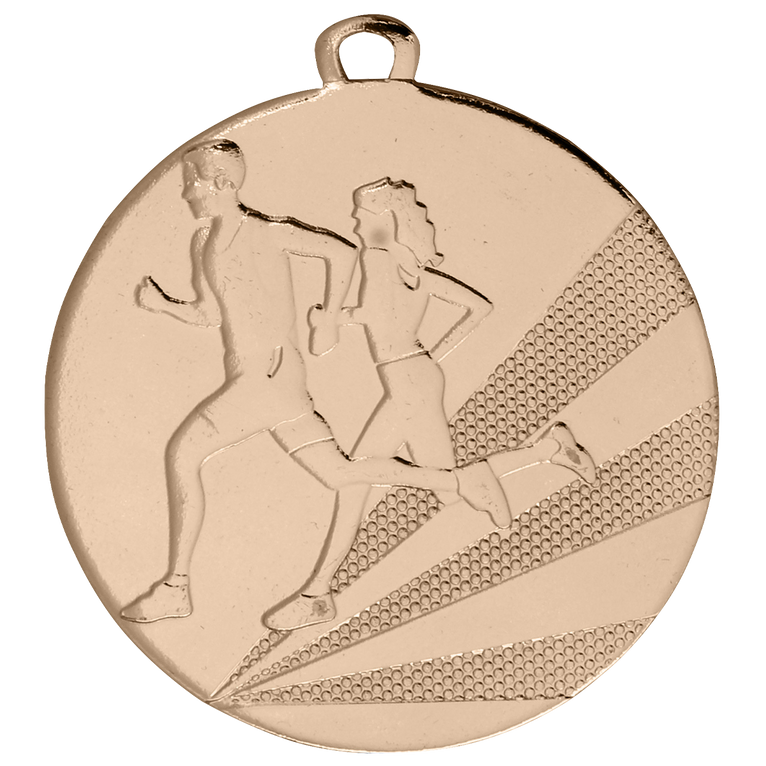 Medaille Atletiek - 50 mm -  D112B - Goud, Zilver en Brons