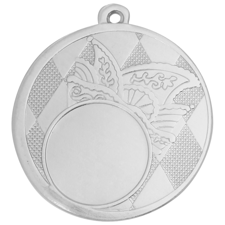 Medaille Carnaval - 50 mm - D121 - Goud en Zilver
