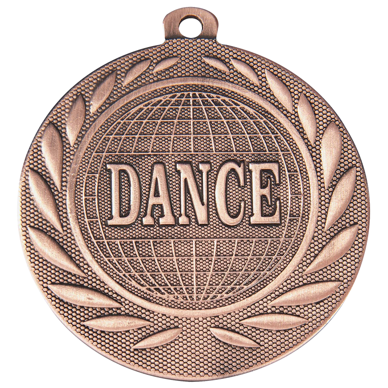 Medaille Dansen - 50 mm - DI5000.R - Goud, Zilver en Brons