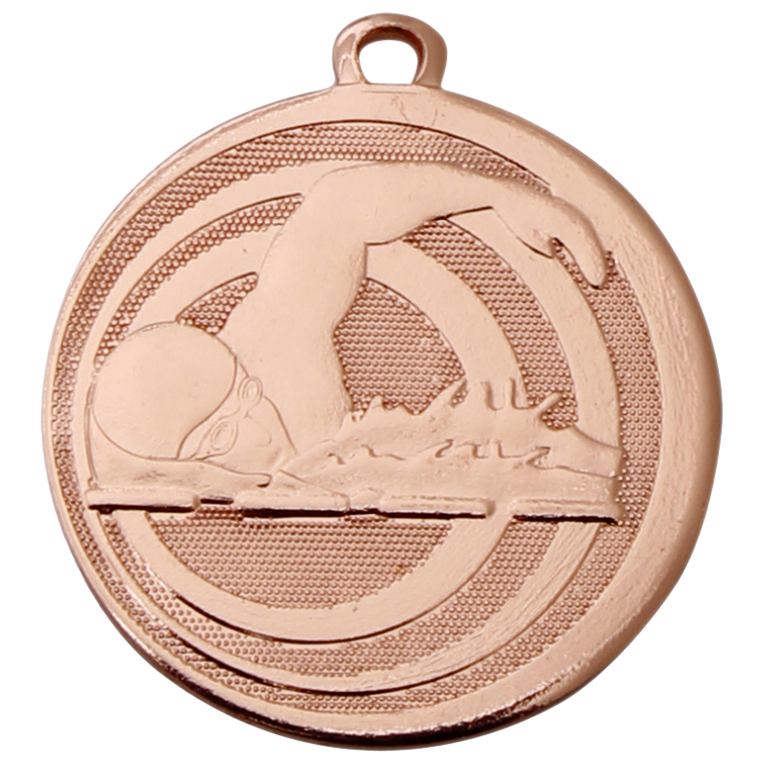 Medaille Zwemmen - 45 mm - ME.091 - Goud, Zilver en Brons